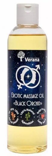 Verana Erotický masážny olej Čierna orchidea 250ml