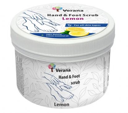 Verana peeling na ruky a nohy Citrón 800g