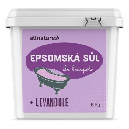 Allnature Epsomská soľ Levanduľa 5kg